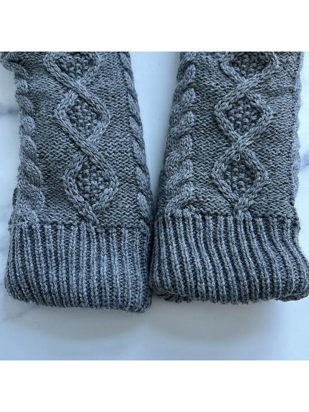 Kick It Fleece Lined Socks with No Skid Bottom OS